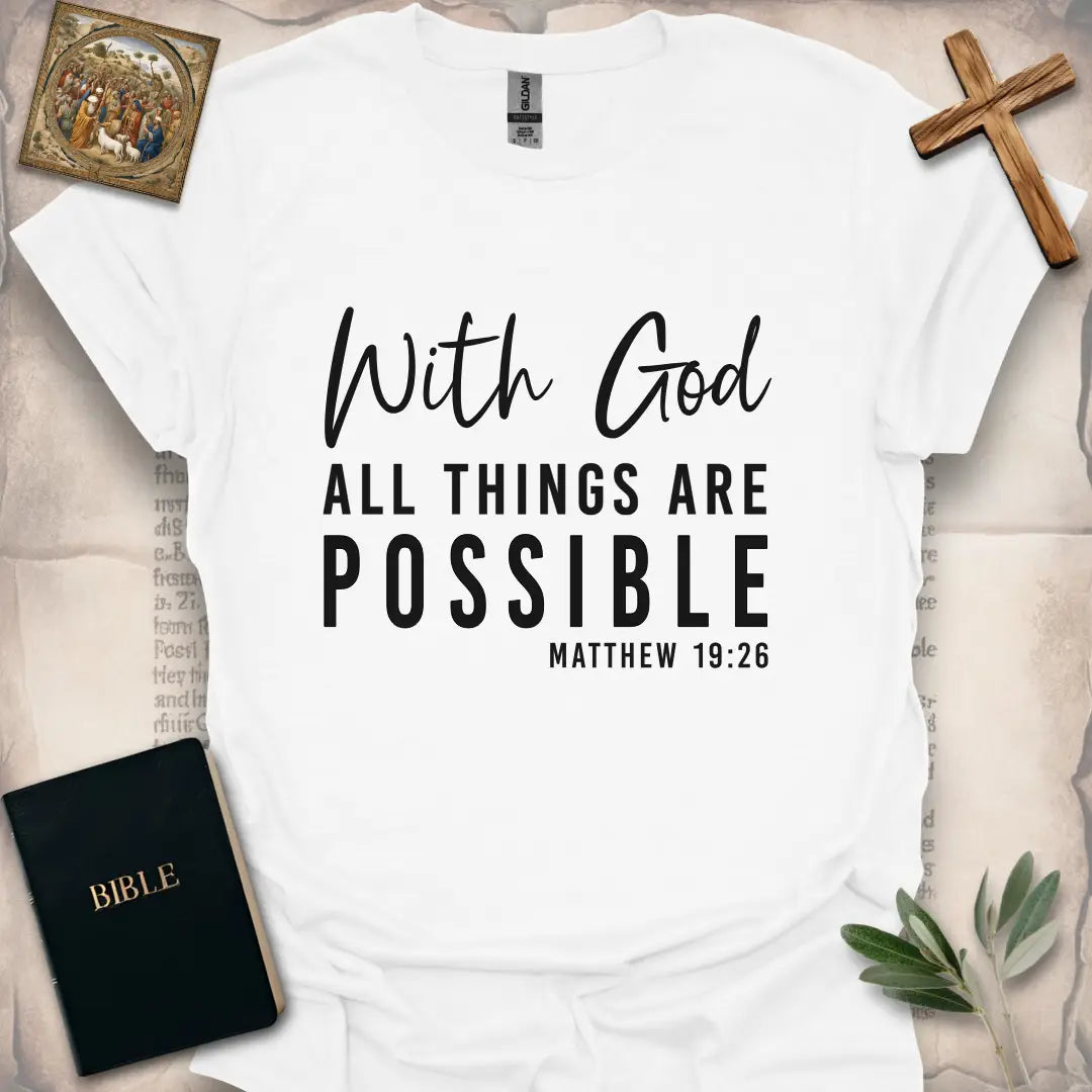 With God Any Thing Are Possible Matthew 19:26