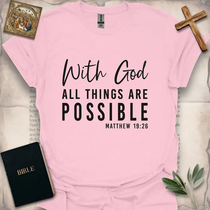 With God Any Thing Are Possible Matthew 19:26