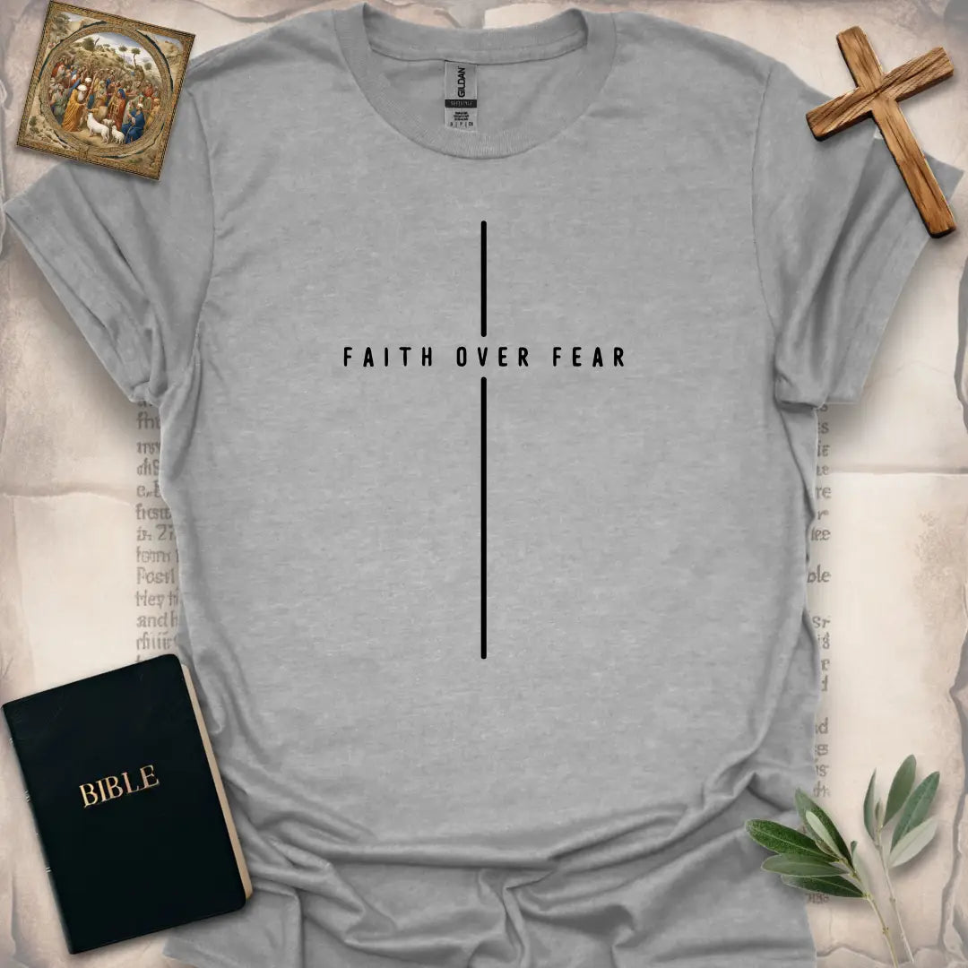 Faith Over Fear Cross