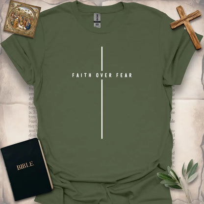 Faith Over Fear Cross