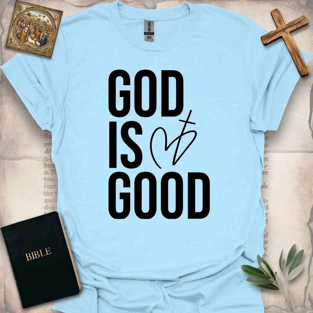 God Is Good - Heart & Cross