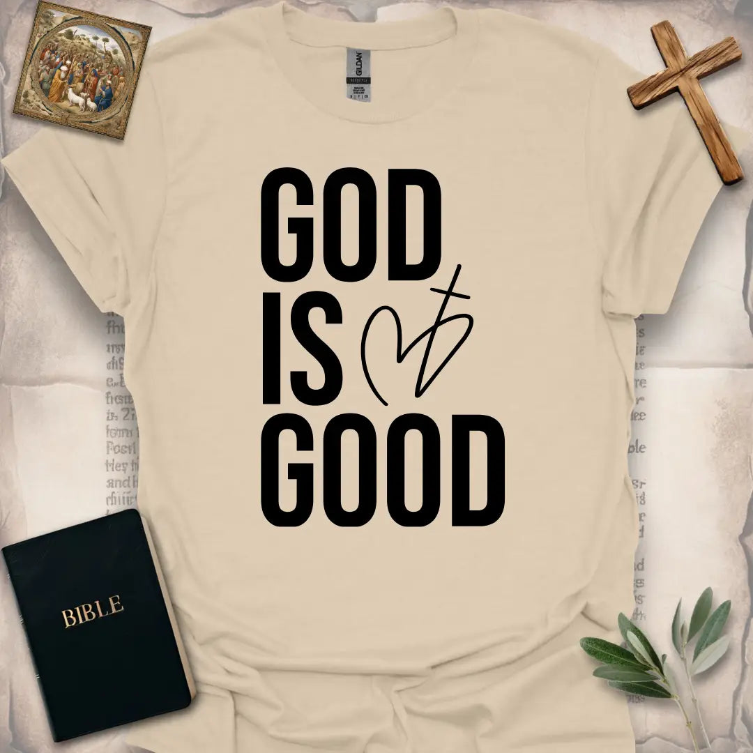 God Is Good - Heart & Cross