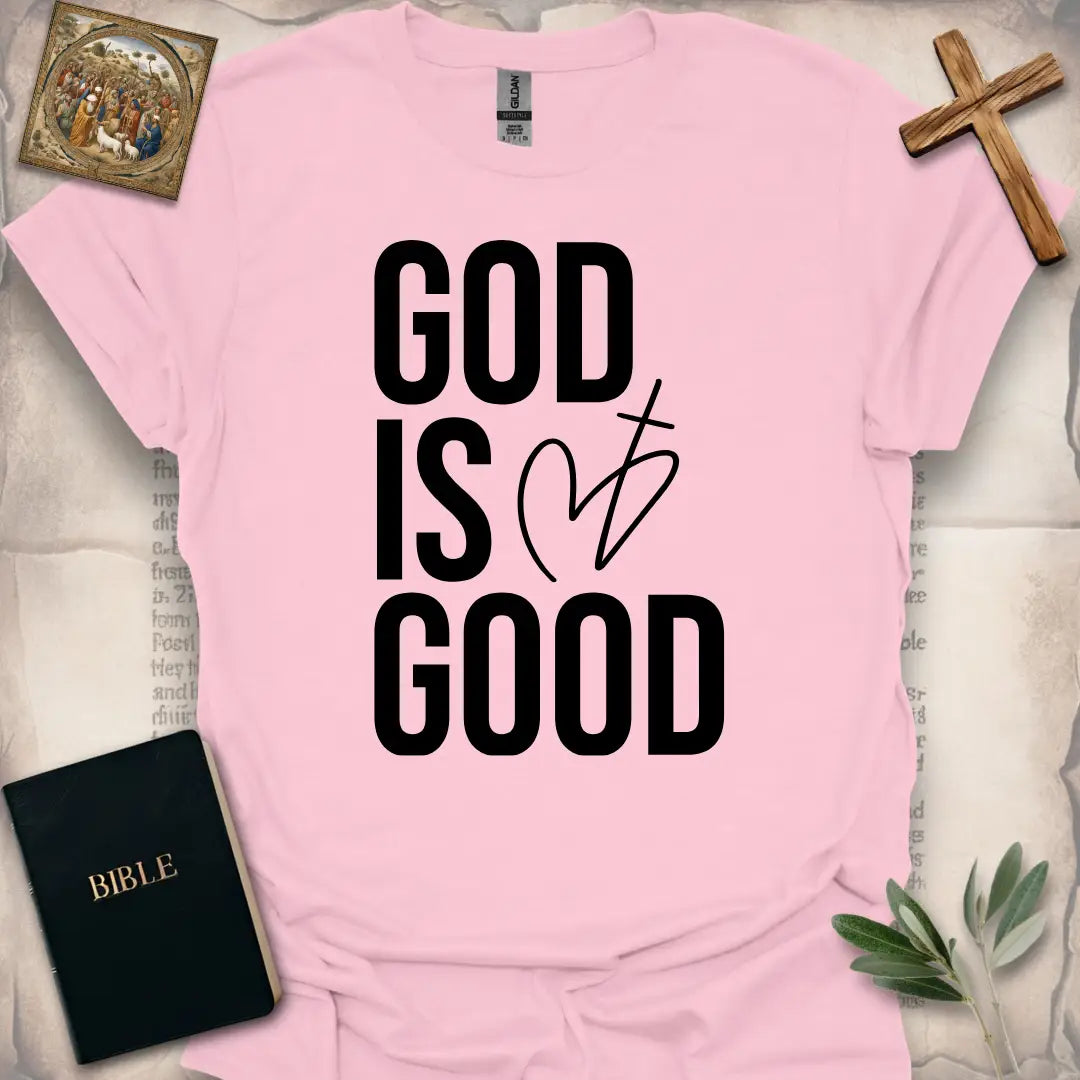 God Is Good - Heart & Cross