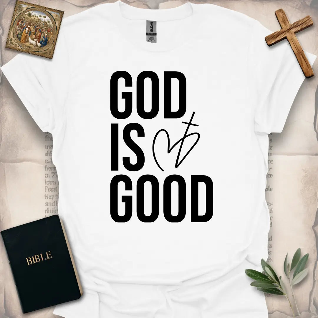 God Is Good - Heart & Cross