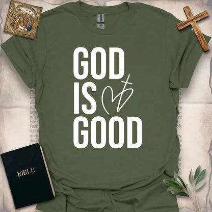 God Is Good - Heart & Cross