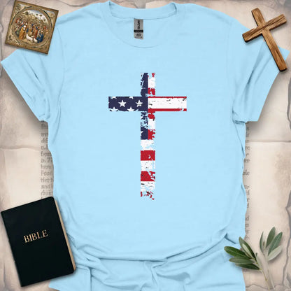 USA Flag Cross