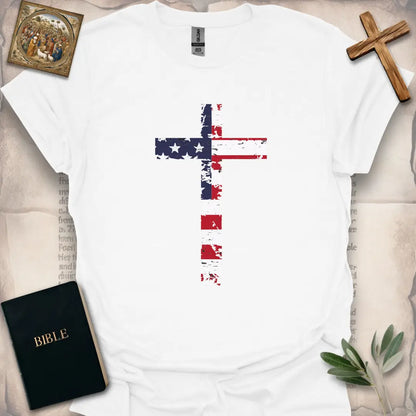 USA Flag Cross