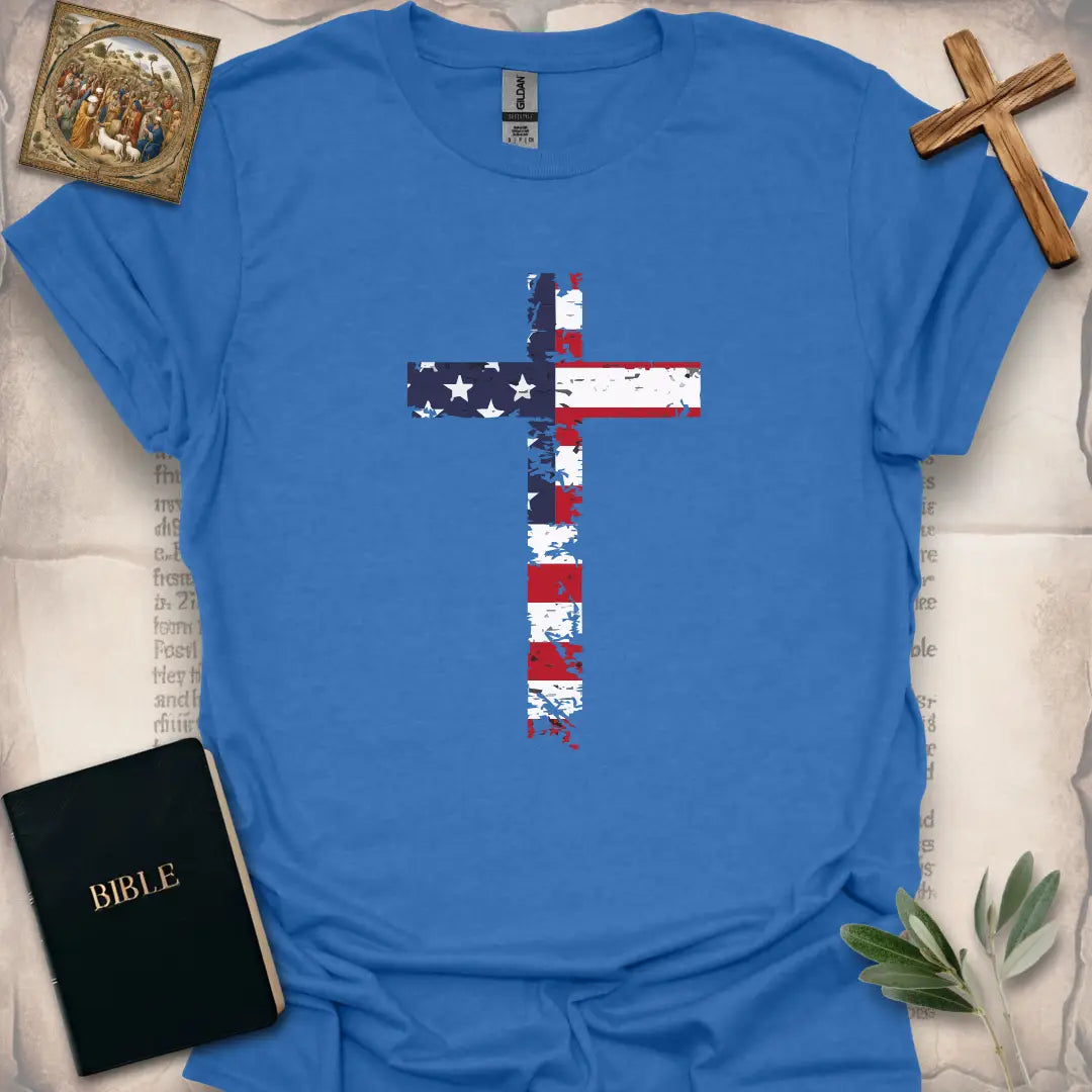 USA Flag Cross